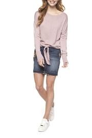  Knot Front Sweater