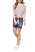  Knot Front Sweater