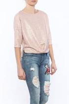  Blush Shimmery Top