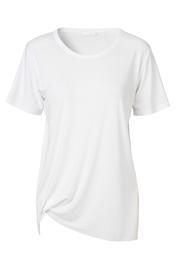  Short-sleeved Raw Edge Tee