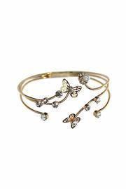  Butterfly Flower Bangle