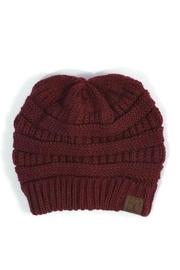 Burgundy Cc Beanie