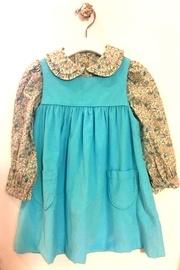  Turquoise Corduroy Jumper/blouse