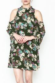 Hunter Green Floral Dress