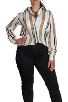  Multi Color Stripe Blouse