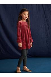  Velour Bell Sleeve Dress
