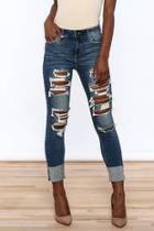  High Rise Crop Skinny Jeans