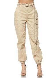  Taupe Belted Pant