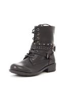  Buckle Biker Boots