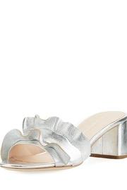  Silver Ruffle Sandal