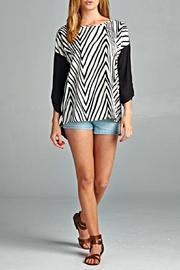  Serpentine Striped Top