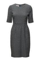  Fitted Jacquard Dress
