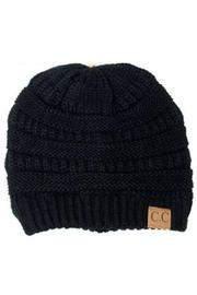  Ribbed Black Hat