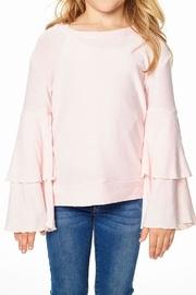  Peplum Sleeve Pullover