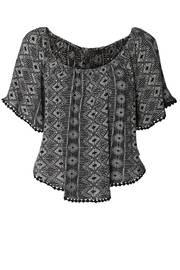  Flutter Sleeved Blouse