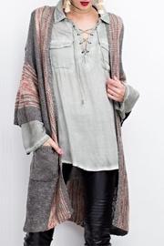  Wide Sleeve Boho Cardigan