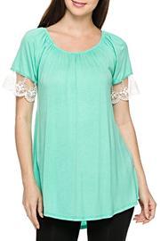  Lace Sleeve Tunic