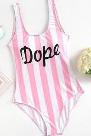  Pink Striped Dope Bikini