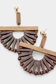  Wood Statement Earrings