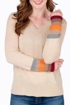  Autumn Stripe Sweater