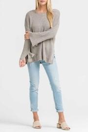  Wide-sleeve Knit Sweater