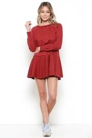  Tie Ruffle Dress