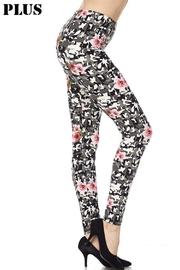  Plus-floral Camo Legging