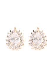  Star-dust-zirconia Stud Earrings