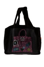  Black Canvas Tote