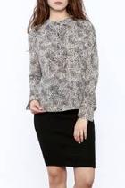 Printed Voile Blouse