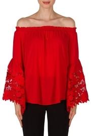  Off Shoulder Lipstick Top