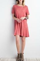  Washed T-shirt Dress