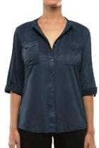 Luxe Button Front Shirt