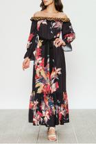  Maxi Dress With Floral Print