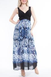  Chiffon Print Maxi Dress