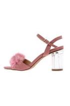  Pink Fur Heel