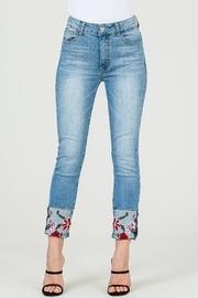  Embroidered Skinny Denim