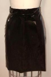 Kiki Black Patent Leather Skirt