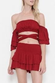  Burgundy Short Set