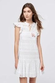  Eyelet Ruffle Dress