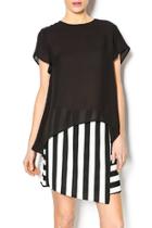  Black High Low Shirt