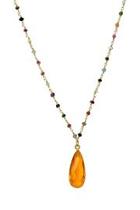  Tourmaline Citrine Necklace
