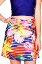  Tropical Fit & Flare Skirt