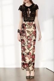  Floral Sequin Dress