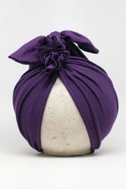  Vintage Eggplant Headwrap