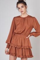  Caramel Layered Dress