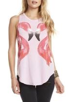  Mirrored Flamingo Tank
