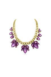  Amethyst Floral Neckalce