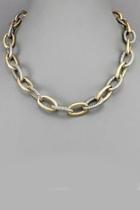  2-tone Link Necklace