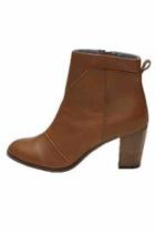  Warm Leather Bootie